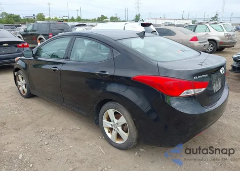 2013 Hyundai Elantra Gls z USA, uszkodzony, nr VIN KMHDH4AE6DU979982